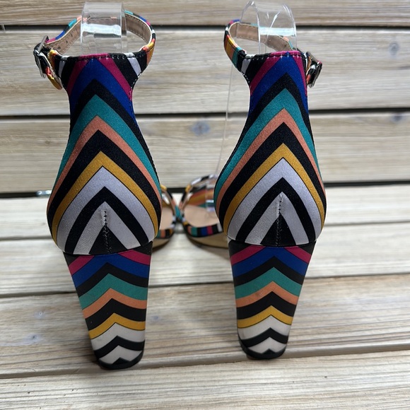 INC Kivah Multi Color Block Heel Sandals Size 8M - Picture 8 of 12